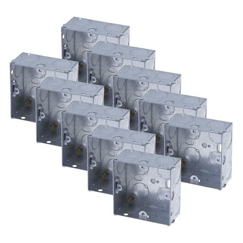 electrical back boxes uk|metal single gang back box.